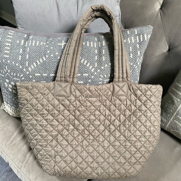 MZ Wallace Handbags - MZ Wallace Quilted Tan Tote